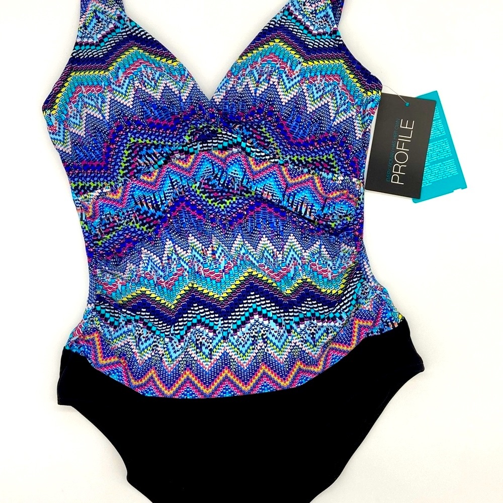 NWT Profile by Gottex One Piece Bathing Suit, 8
